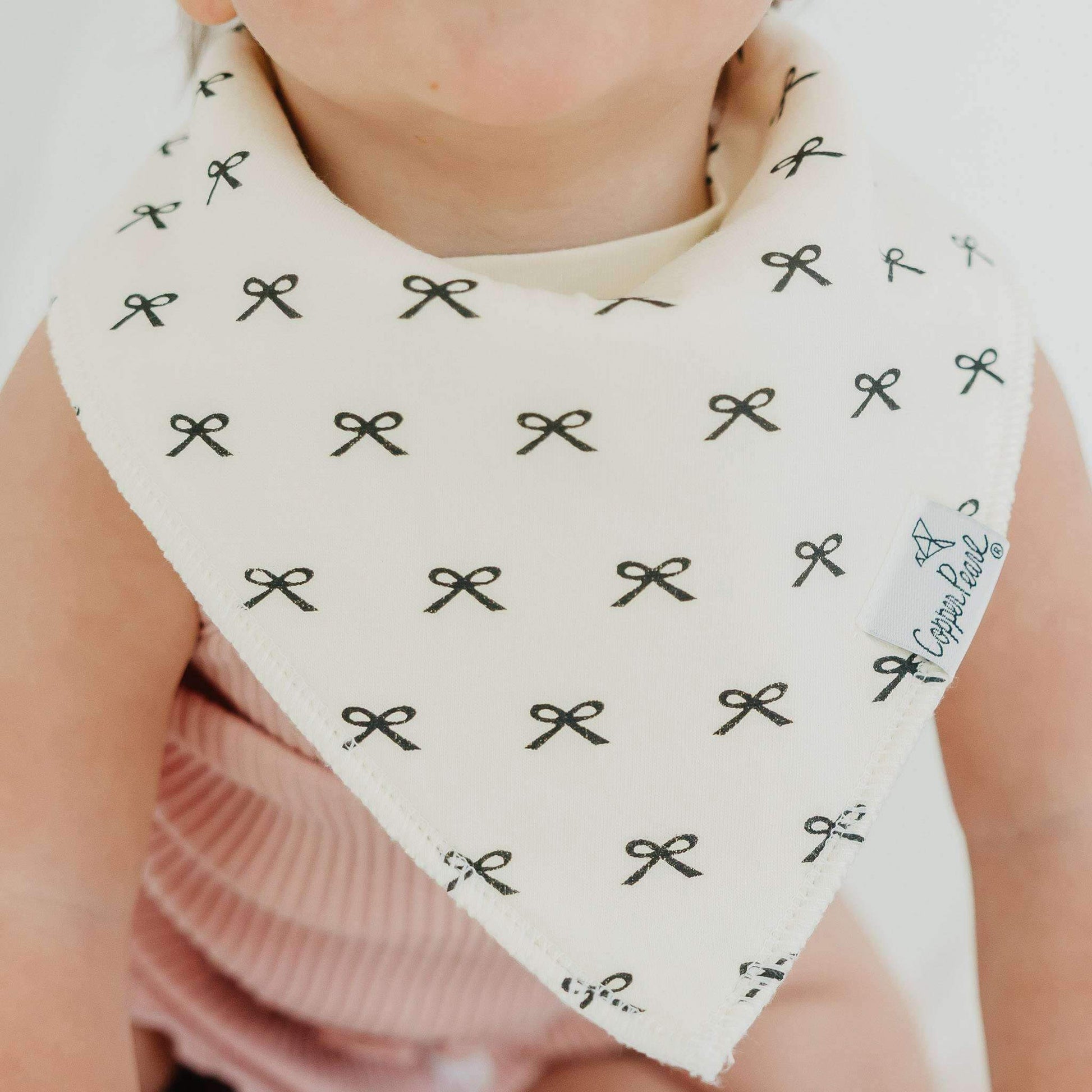 4 Pack Baby Bandana Bibs - Paris