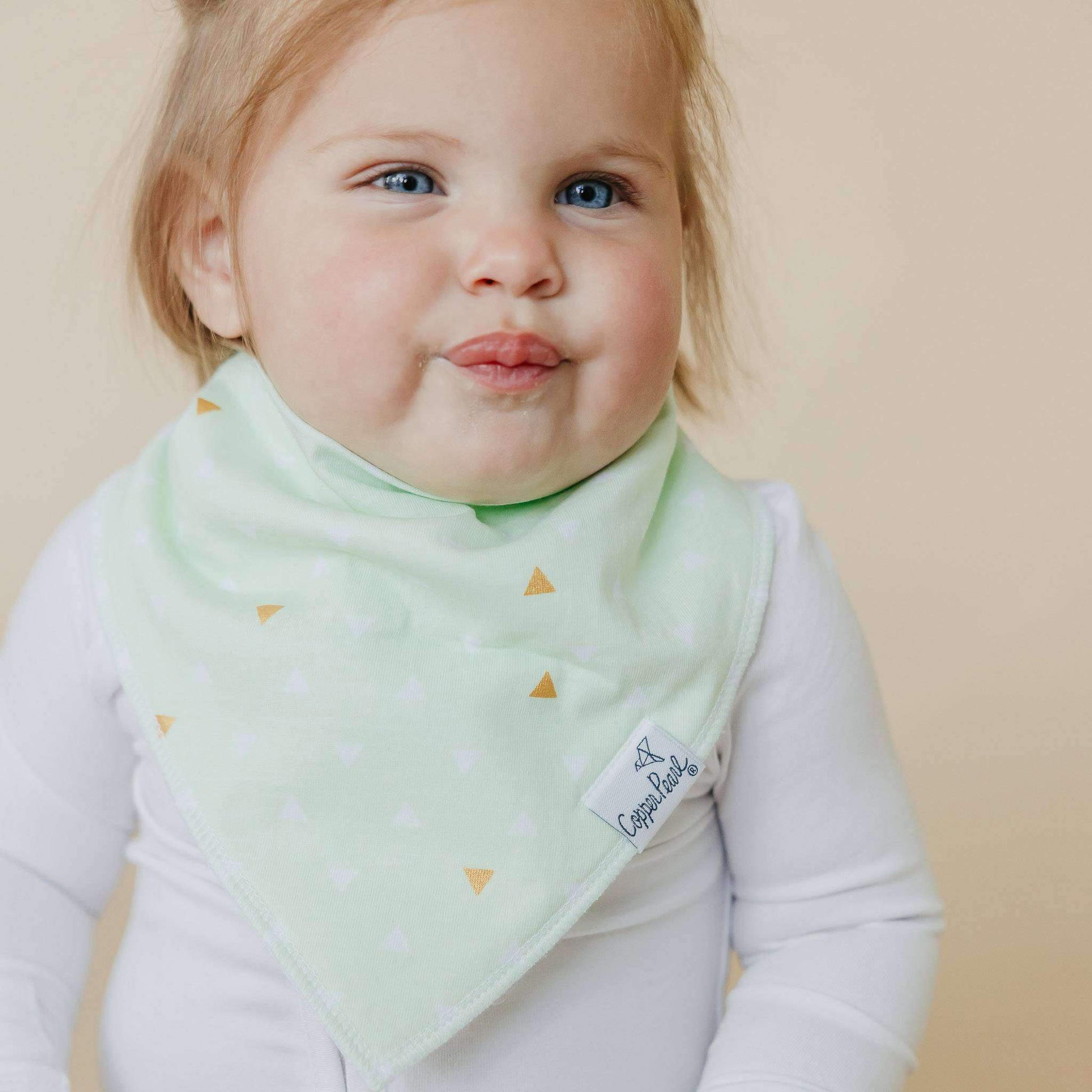 4 Pack Baby Bandana Bibs - Paris